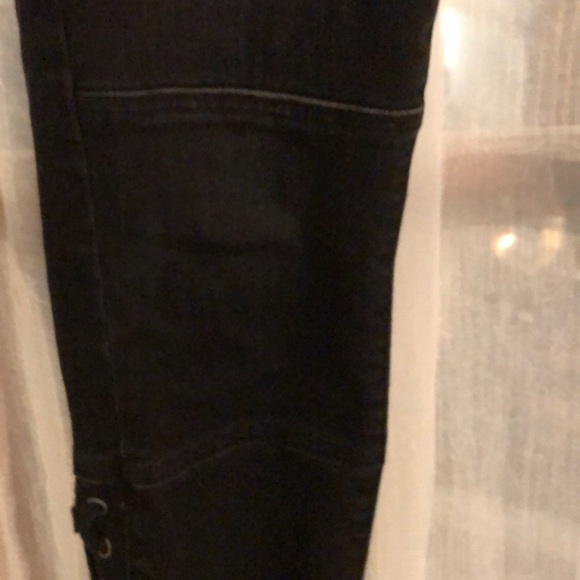 Black Skinny Moto Jeans - Picture 3 of 5
